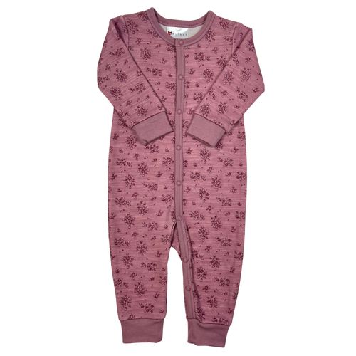 Blinke Rose ull/bambus heldress - floral pink