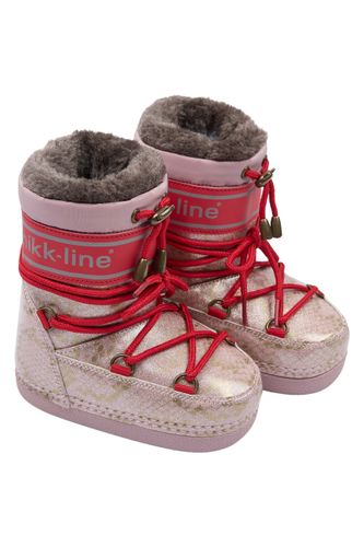 Mikk-Line Snow Boot Glitter polished- adobe rose