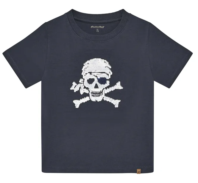 Hovedbilde Minymo T-skjorte med paljettprint til barn - ...