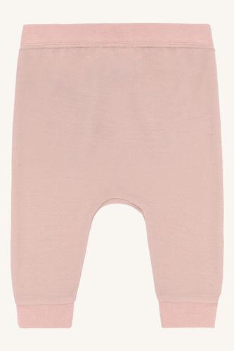 Hust & Claire Gaby ull/bambus joggebukse - dusty rose