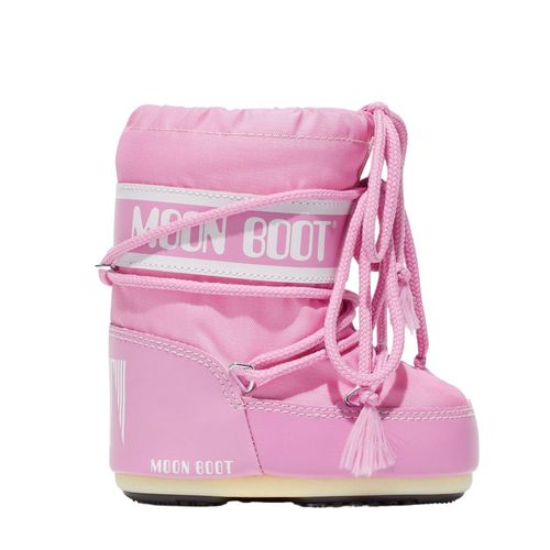 Moon Boot Icon Mini Nylon til barn - pink