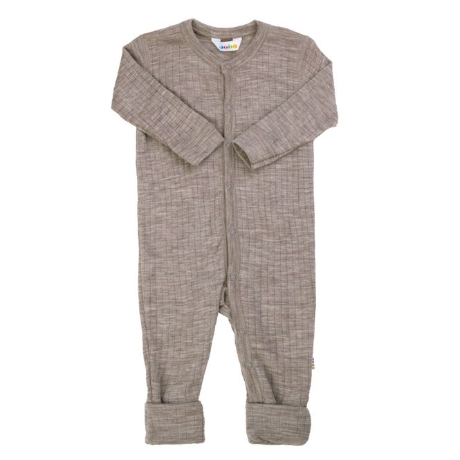 Hovedbilde Joha Rib Merinoull heldress - sesame