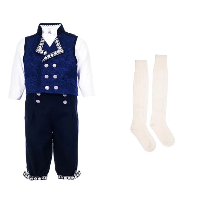 Hovedbilde Pakkedeal - Salto Festdrakt til gutt - blå