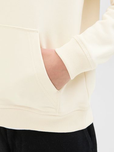 Jack & Jones Norrebro hettegenser til junior - antique white