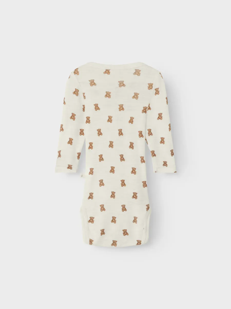 Lil´ Atelier Nalu ull/modal omslagsbody - turtledove 