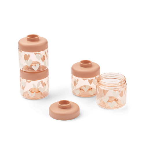 Liewood Dominique 4-pk boks til babymat - Sweethearts / Pale tuscany
