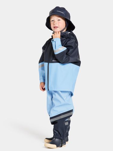 Didriksons Waterman Regnsett til barn -  light sea blue