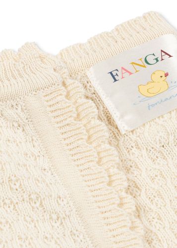 Fanga Fontana Venti Pointelle babyteppe - antique white