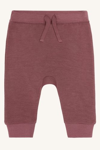 Hust & Claire Gaby ull/bambus joggebukse - old rose