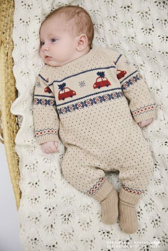 Hust & Claire Manly Nordic heldress - beige melange