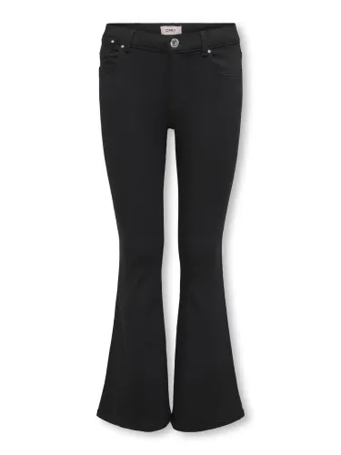 Kids Only Jackson mid flared jeans - black denim