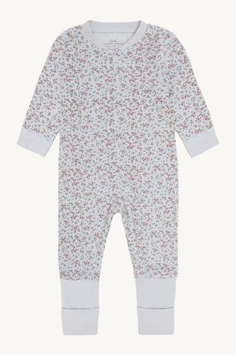Hust & Claire Manu Tiny ull/bambus heldress - a bit blue