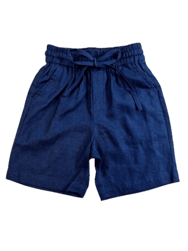 Vilje & Ve Sidney lin shorts - navy