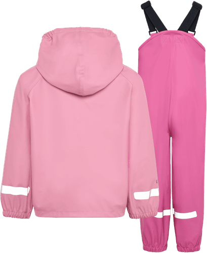 Didriksons Slaskeman regnsett til barn - light heather pink