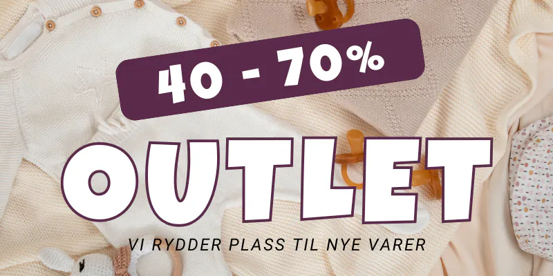 Outlet - 40 til 70% rabatt