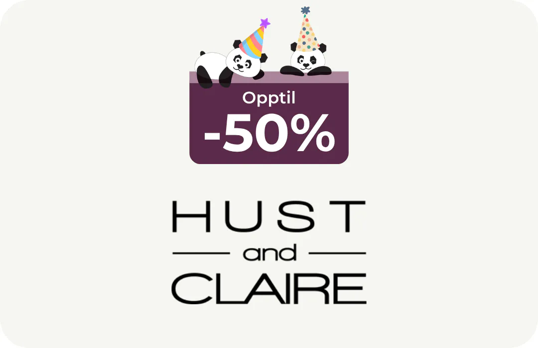 Hust and Claire opptil -50%