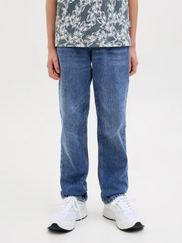 Jack and Jones Clark 123 JJOriginal jeans til junior - blue deni