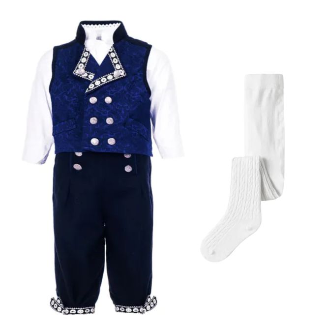 Hovedbilde Pakkedeal - Salto Festdrakt til gutt - blå