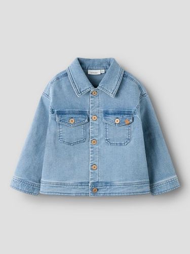 Lil'Atelier Deva Loose denimjakke til barn - medium blue denim