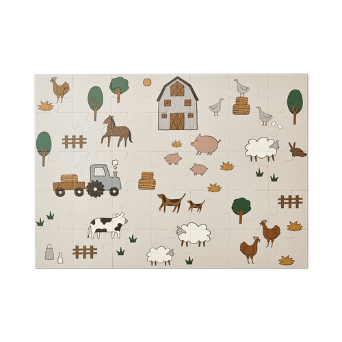 Liewood Jimmie puslespill - farm/sandy