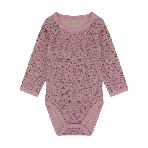Hust & Claire Baloo Tiny ull/bambus body - heather
