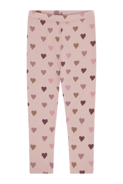 Hovedbilde Hust & Claire Laki Hearts ull/bambus leggings til ...