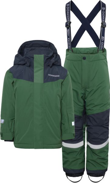 Hovedbilde Didriksons Skare Vintersett til barn - pine green
