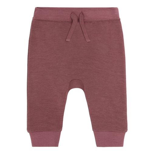 Hust & Claire Gaby ull/bambus joggebukse - old rose