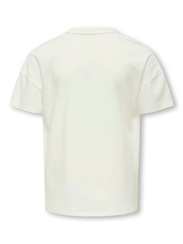 Kids Only Kate Life t-skjorte med perler til jente - cloud dancer