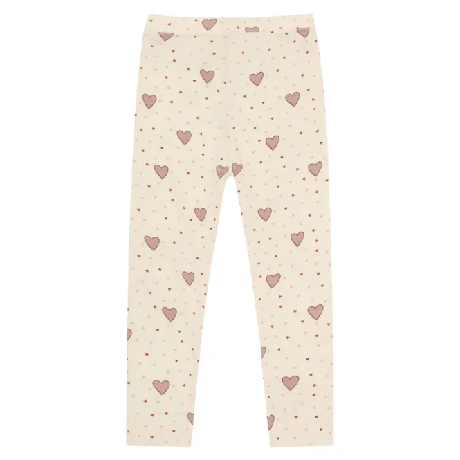 Hovedbilde Hust & Claire Laki Hearts  ull/bambus leggings ...