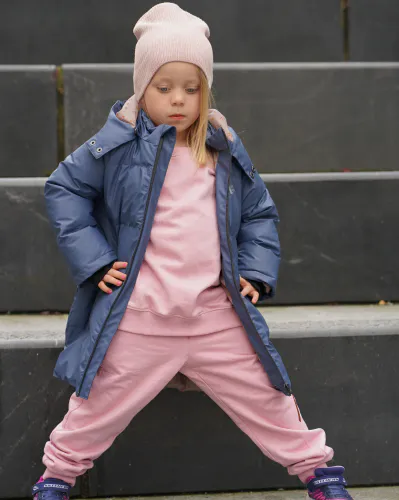 Kattnakken Bobleregnjakke Sludd barn - slåtterøy