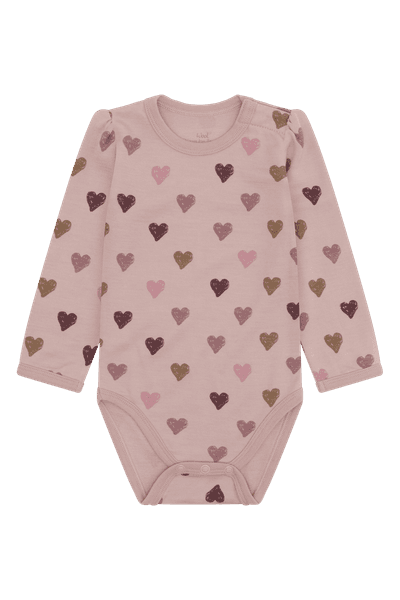 Hovedbilde Hust & Claire Baloo Hearts ull/bambus body - ...