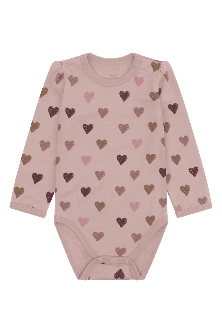 Hovedbilde Hust & Claire Baloo Hearts ull/bambus body - ...