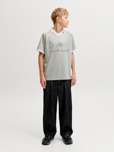 Jack & Jones kortermet Football polo til junior - vapor blue