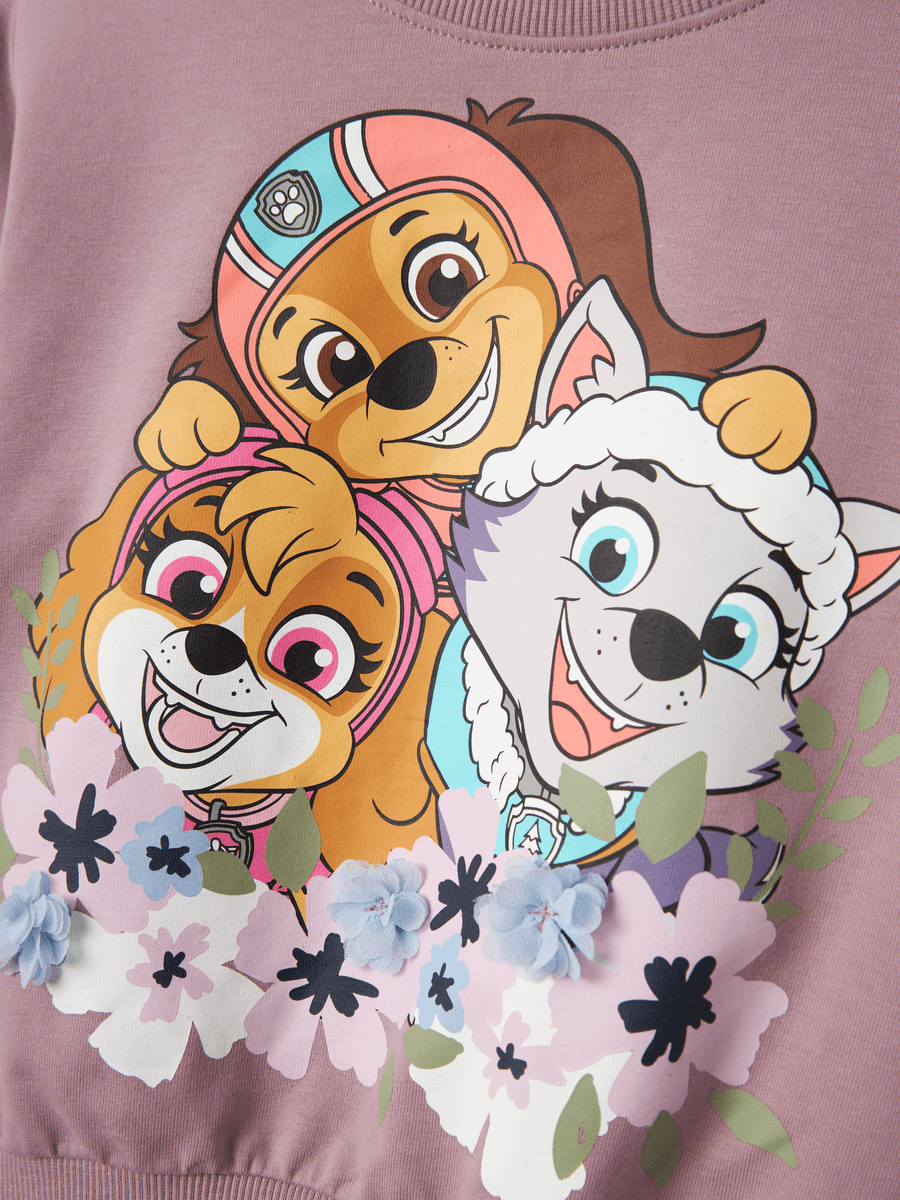 Name It Jura Paw Patrol genser - elderberry