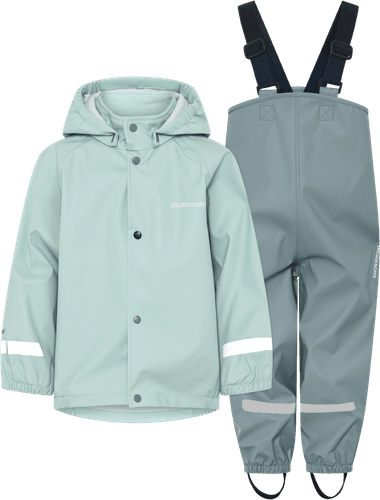 Didriksons Slaskeman regnsett til barn - ocean mint