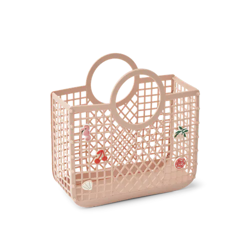 Liewood Samantha kurv med charms - Rose