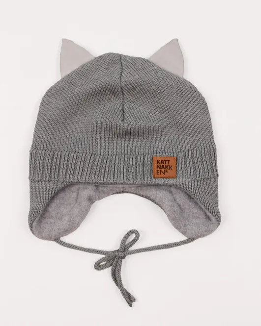 Hovedbilde Kattnakken Babylue merinoull - hav 