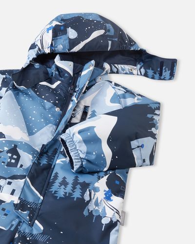 Reima Reitit vinterdress - light blue/navy