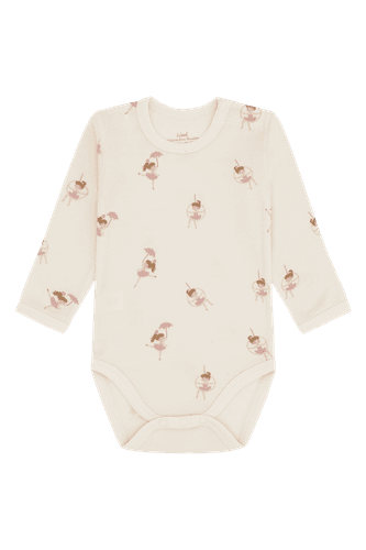 Hust & Claire Baloo Line Dancer ull/bambus body - off white