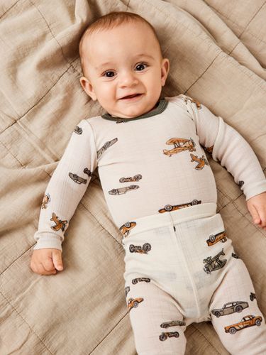 Name It Wang ull leggings biler baby - moonbeam