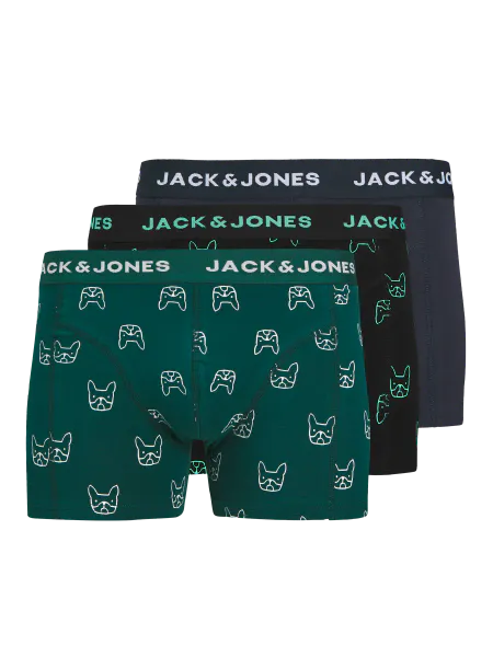 Hovedbilde Jack and Jones Denim Dog 3-pk Boxer til barn - ...