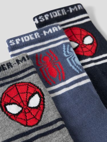 Name It Spiderman 3pk sokker til barn - navy blazer