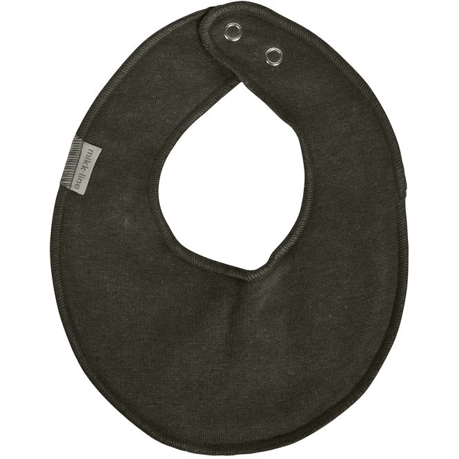 Hovedbilde Mikk-Line bibs rund- black olive